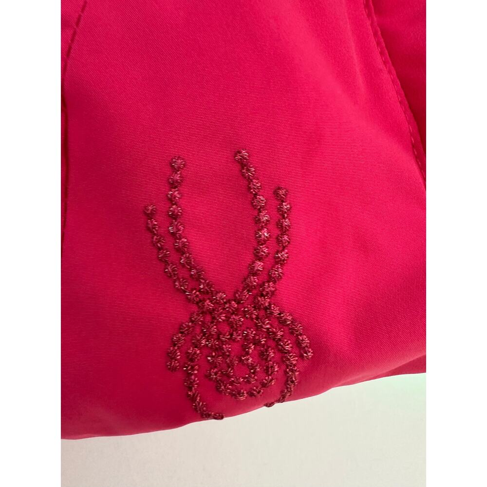 Spider HOT PINK coat jacket winter wear Sz 7Y great condition sleeves grow studs - Picture 12 of 12
